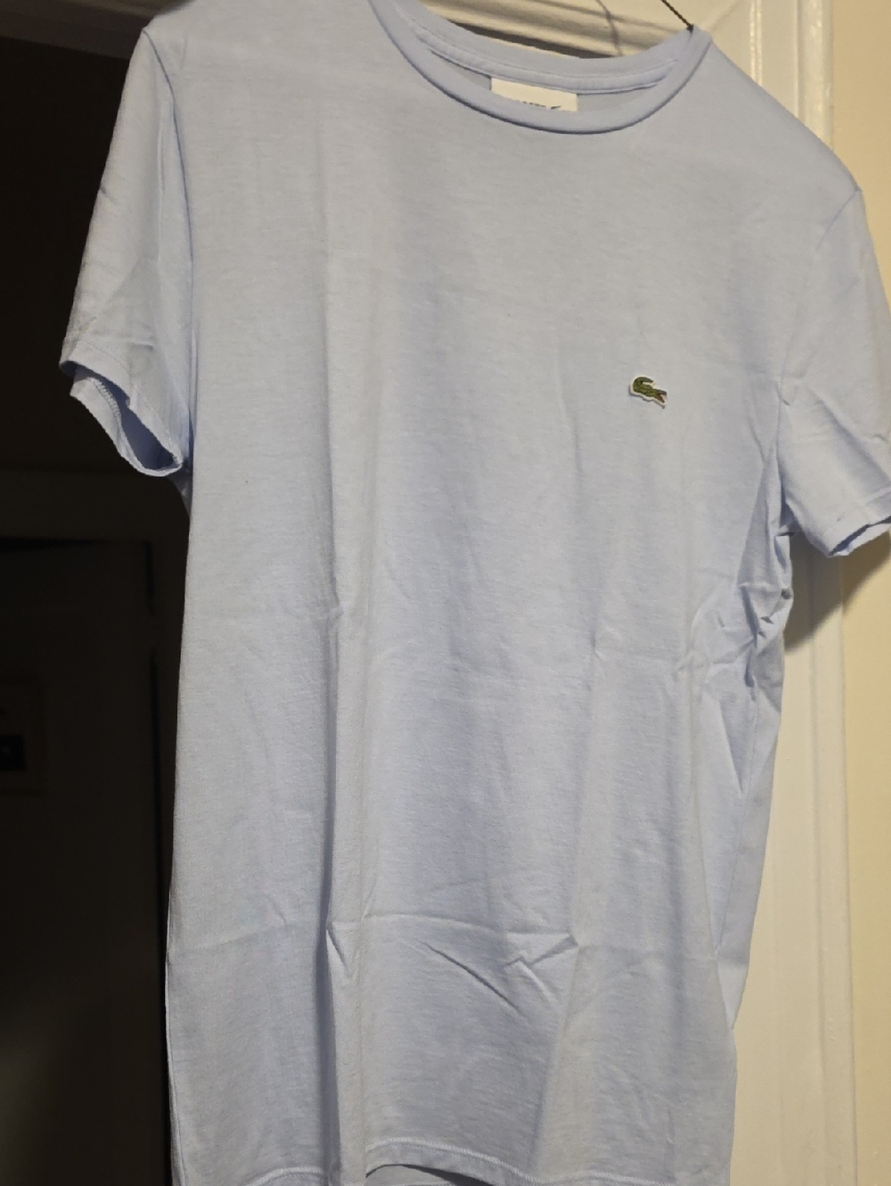 Lacoste Pale Blue Short-Sleeve Crew Neck Tee